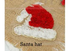 Christmas - Santa Hat Applique, Pack of 2